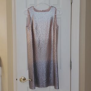 St. John dress, Size 2P, multi color/shimmer